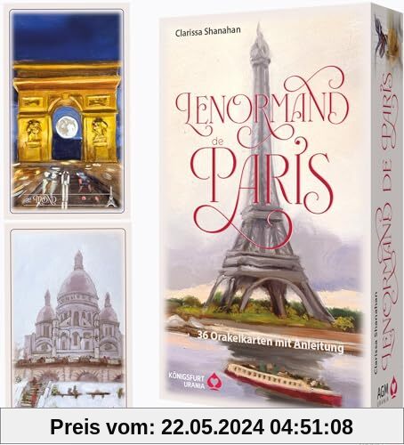 Lenormand de Paris - Eine Reise durch das historische Paris: 36 Lenormand-Karten und 140-seitiges Booklet