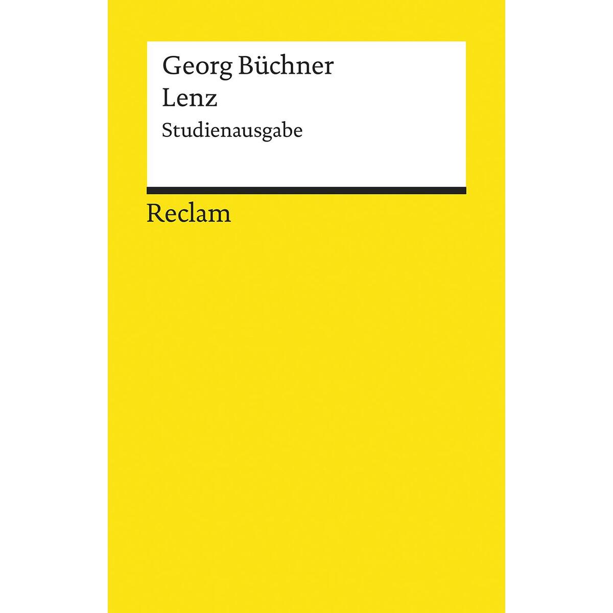 Lenz Lenz von Reclam Philipp Jun.