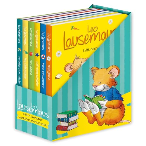 Leo Lausemaus - Mein liebster Geschichtenschatz (Jubiläums-Schuber): 6 Mini-Bücher mit Vorlesegeschichten für Kinder ab 3 Jahren von LINGEN