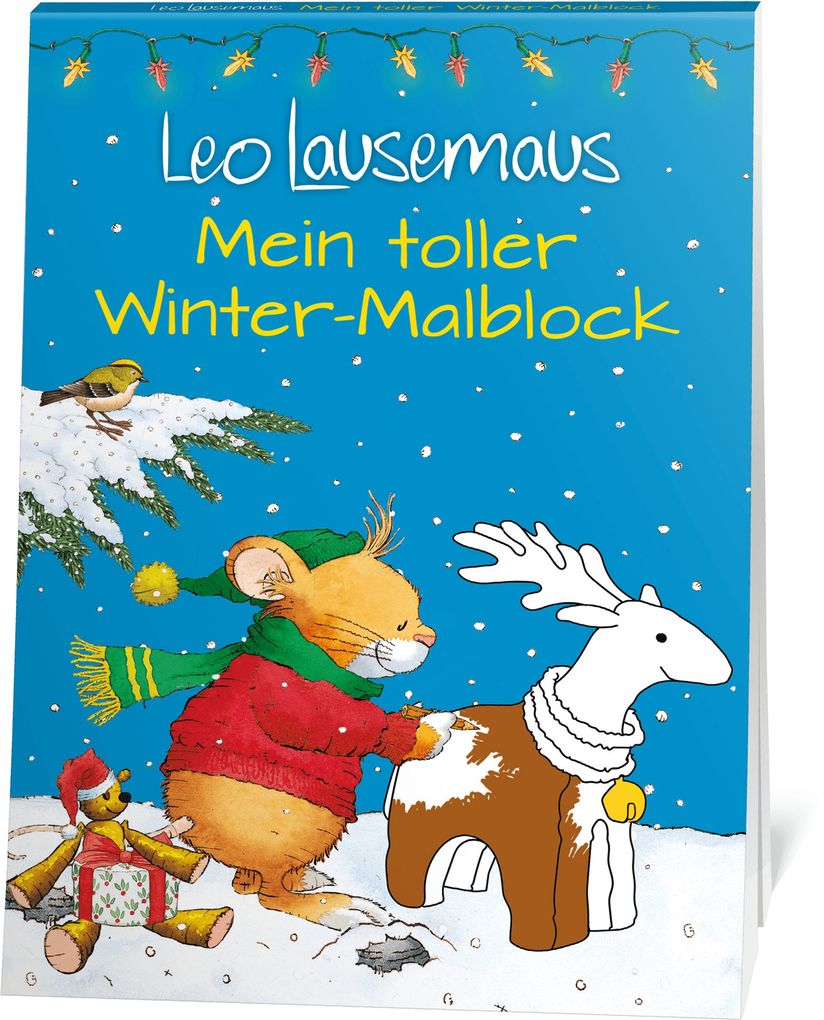 Leo Lausemaus - Mein toller Winter-Malblock von Lingen Helmut Verlag