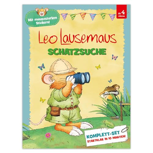 Leo Lausemaus - Schatzsuche Komplett-Set: Startklar in 10 Minuten: Aufregende Schatzsuchen und spannende Rätsel für Kinder ab 4 Jahren von Leo Lausemaus