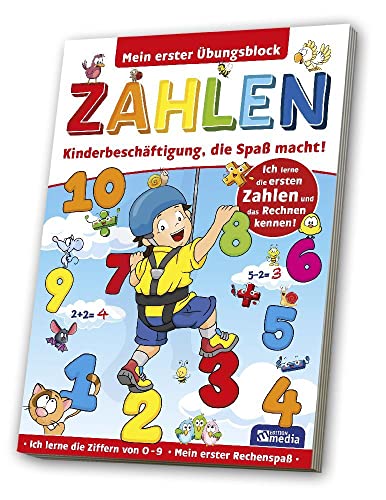 Lern-/ Übungsblock A5 - Zahlen: 80 Blatt von Media