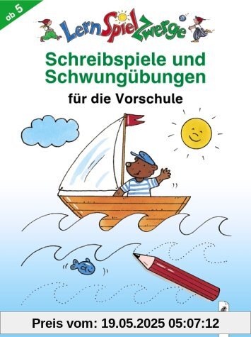 LernSpielZwerge Übungsblock: Schreibspiele und Schwungübungen für die Vorschule LernSpielZwerge Übungsblock: Schreibspiele und Schwungübungen für die Vorschule