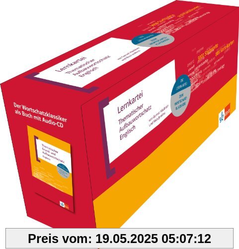 Lernkartei Thematischer Aufbauwortschatz Englisch: Die Lernkartei zum Wortschatzklassiker