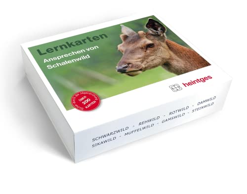 Lernkarten Ansprechen von Schalenwild