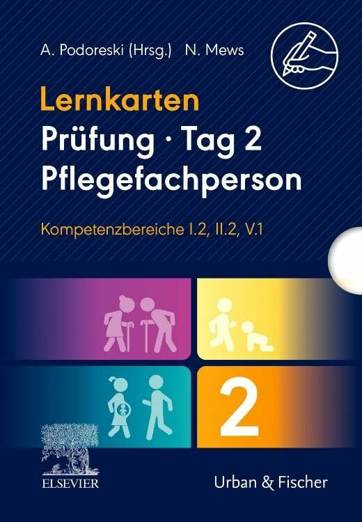 Lernkarten Prüfung – Tag 2, Pflegefachperson, Kompetenzbereiche I.2, II.2, V.1: Schriftlich 2