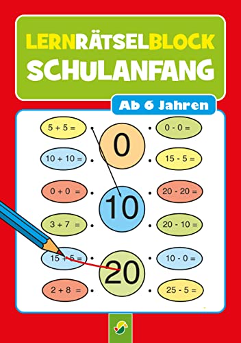 Lernrätselblock Schulanfang | Für Kinder ab 6 Jahren: Das perfekte Geschenk zum Schulanfang | Schultüte | Erster Schultag Lernrätselblock Schulanfang | Für Kinder ab 6 Jahren: Das perfekte Geschenk zum Schulanfang | Schultüte | Erster Schultag von Schwager & Steinlein Verlag GmbH