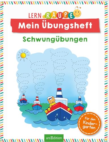 Lernraupe – Mein Übungsheft – Schwungübungen: Für den Kindergarten | Aufgaben und Übungen für Kinder ab 3 Jahren Lernraupe – Mein Übungsheft – Schwungübungen: Für den Kindergarten | Aufgaben und Übungen für Kinder ab 3 Jahren