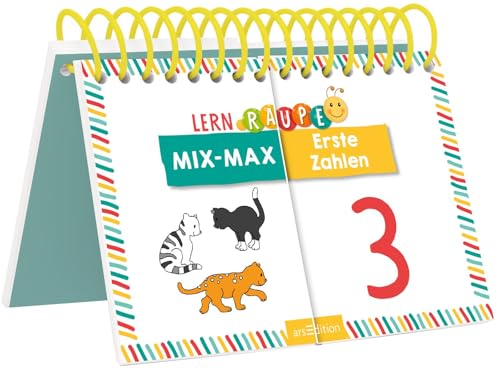 Lernraupe – Mix-Max Erste Zahlen: Spielend lernen | Zum Zahlenlernen ganz ohne Stift und Lesekompetenz Lernraupe – Mix-Max Erste Zahlen: Spielend lernen | Zum Zahlenlernen ganz ohne Stift und Lesekompetenz