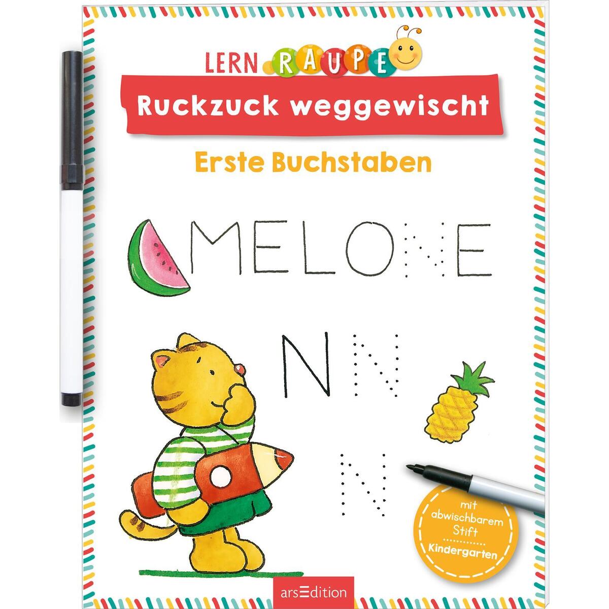 Lernraupe - Ruckzuck weggewischt! Erste Buchstaben Lernraupe - Ruckzuck weggewischt! Erste Buchstaben von Ars Edition GmbH