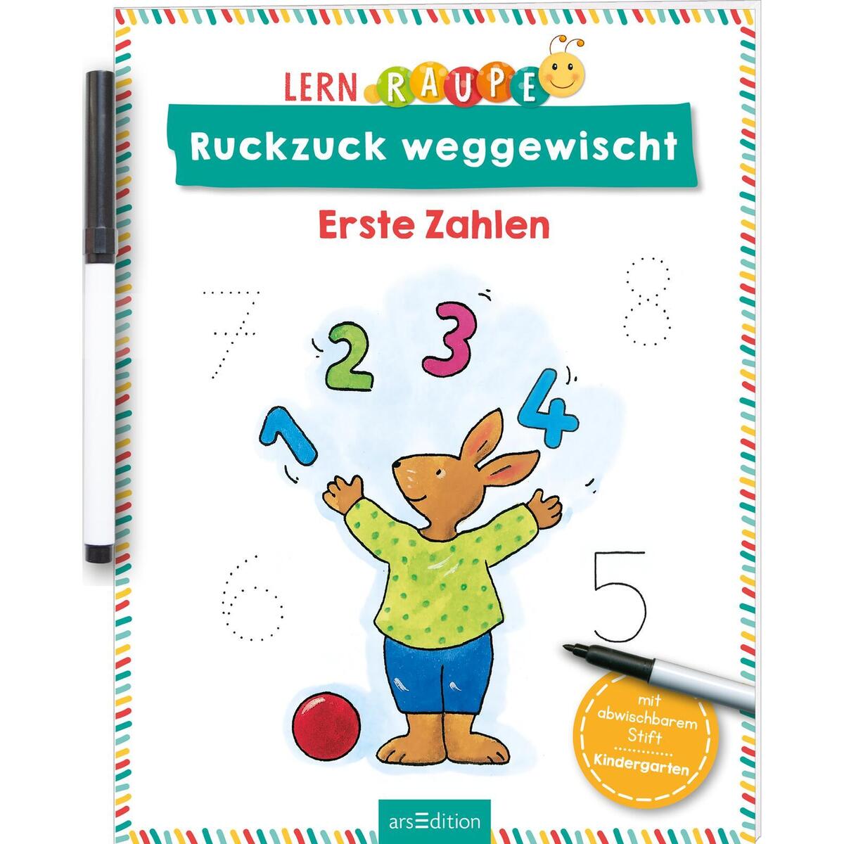 Lernraupe - Ruckzuck weggewischt! Erste Zahlen Lernraupe - Ruckzuck weggewischt! Erste Zahlen von Ars Edition GmbH
