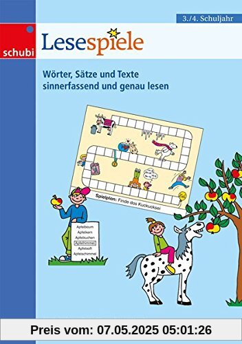 Lernspiele für den Deutschunterricht: Lesespiele 3/4: 3. / 4. Schuljahr: 15 Lernspiele rund ums Lesen Lernspiele für den Deutschunterricht: Lesespiele 3/4: 3. / 4. Schuljahr: 15 Lernspiele rund ums Lesen