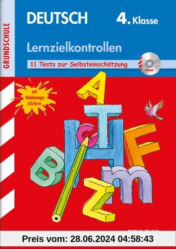Lernzielkontrollen Grundschule / Deutsch 4. Klasse: 11 Tests zur Selbsteinschätzung