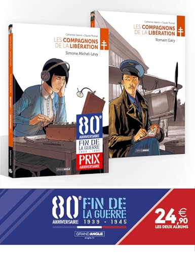 Les Compagnons de la Libération - Pack 80 ans de la guerre 39/45 : Simone Michel-Lévy/Romain Gary von BAMBOO