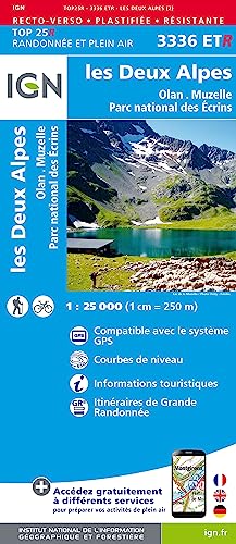 Les Deux Alpes / Olan / Muzelle /PNR des Ecrins (3336ETR) (TOP 25R) Les Deux Alpes / Olan / Muzelle /PNR des Ecrins (3336ETR) (TOP 25R)