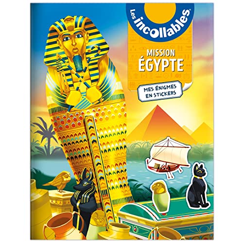 Les Incollables - Mission Égypte - Mes énigmes en stickers: Mes énigmes à stickers