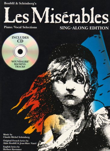 Les Miserables Sing-Along Edition -Voice Book-: Noten, CD für Singstimme