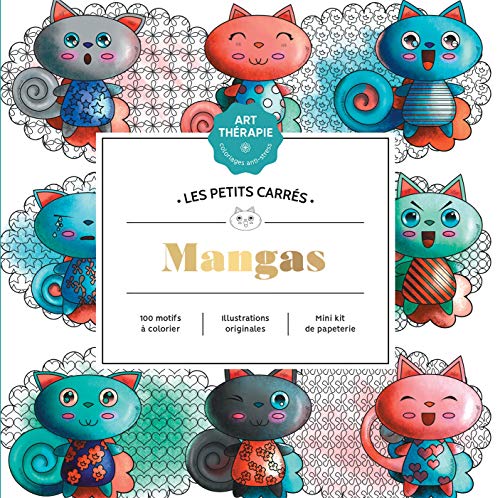 Les Petits Carrés d'Art-thérapie Mangas von HACHETTE PRAT