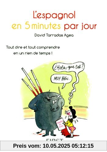 Les Petits Livres: Le Petit Livre De L'espagnol En 5 Minutes Par Jour