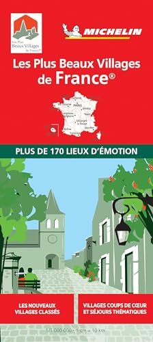 France plus beaux villages: Plus de 150 lieux d'émotion (Carte routière et touristique)
