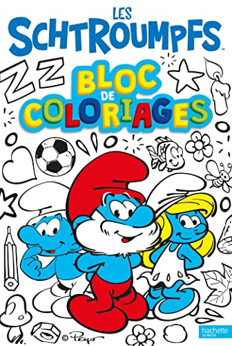 Les Schtroumpfs-Bloc de coloriages von HACHETTE JEUN.