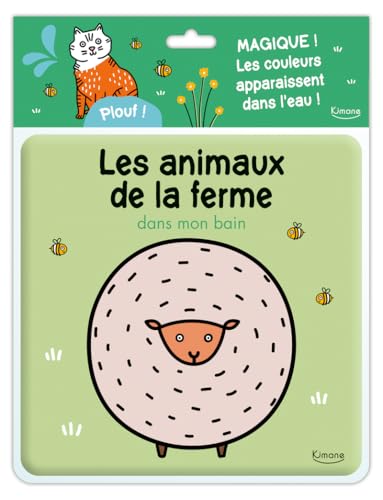 LES ANIMAUX DE LA FERME DANS MON BAIN: Magique ! Les couleurs apparaissent dans l'eau ! von KIMANE