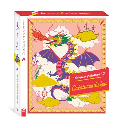 Les ateliers de Mathilde Bourgon - peinture 3D Créatures du feu - boite avec accessoires: Boîte avec accessoires von DEUX COQS D OR