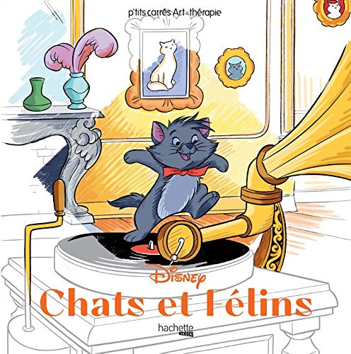 Les carrés d'Art Thérapie Disney Chats & Félins Les carrés d'Art Thérapie Disney Chats & Félins