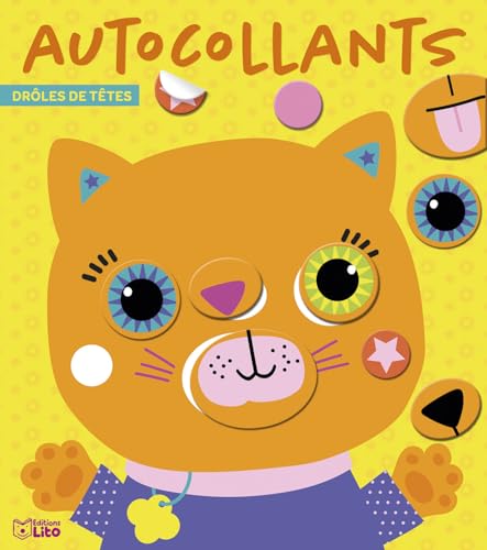 Les chats (AUTOCOLLANTS DRÔLES DE TÊTES À CRÉER) von LITO