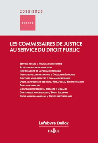 Les commissaires de justice au service du droit public Les commissaires de justice au service du droit public von DALLOZ