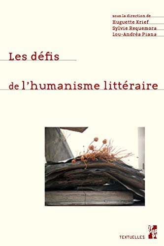 Les défis de l’humanisme littéraire Les défis de l’humanisme littéraire von PU PROVENCE