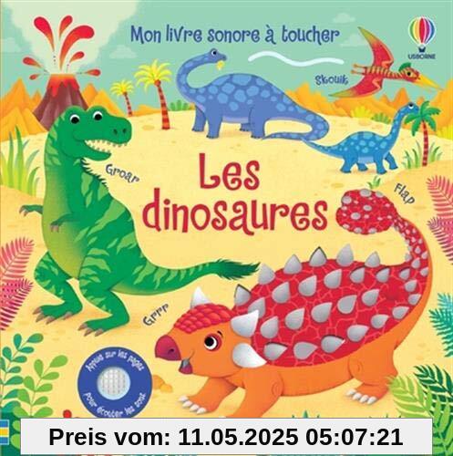 Les dinosaures - Mon livre sonore à toucher