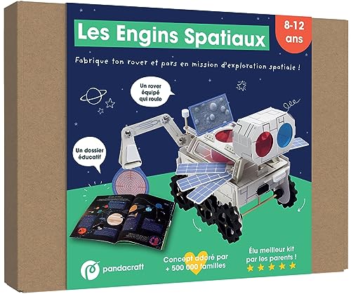 Les engins spatiaux - kit ludo-éducatif 8-12 ans: Fabrique un rover spatial et pars en mission sur Mars !
