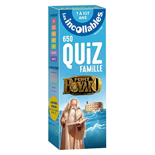 Les incollables - 650 quiz famille Fort Boyard: Pour jouer tous ensemble du CP au niveau adulte von PLAY BAC