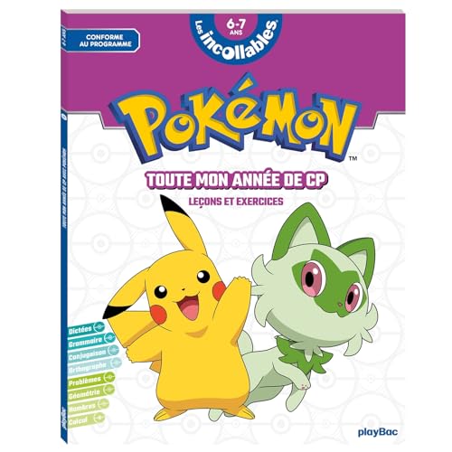 Les incollables - Pokémon - Toute mon année de CP: Leçons et exercices von PLAY BAC