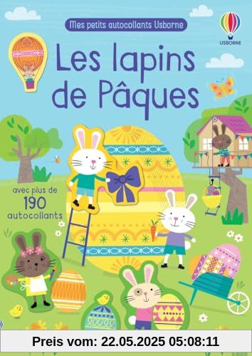 Les lapins de Pâques - Mes petits autocollants Usborne - Dès 3 ans