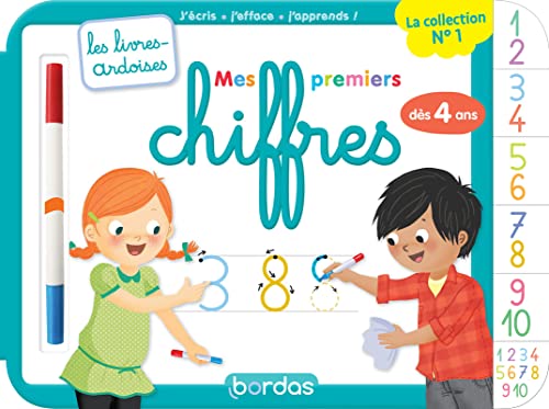 Les livres-ardoises - Mes premiers chiffres: Avec 1 feutre effaçable 2 couleurs Les livres-ardoises - Mes premiers chiffres: Avec 1 feutre effaçable 2 couleurs von BORDAS