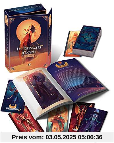 Les messagers d'Egypte - Oracle: Coffret contenant un oracle de 42 cartes et un livre explicatif (ARCANA SACRA)