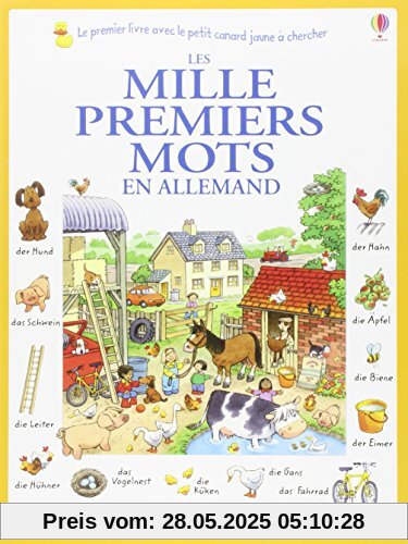 Les mille premiers mots en allemand Les mille premiers mots en allemand