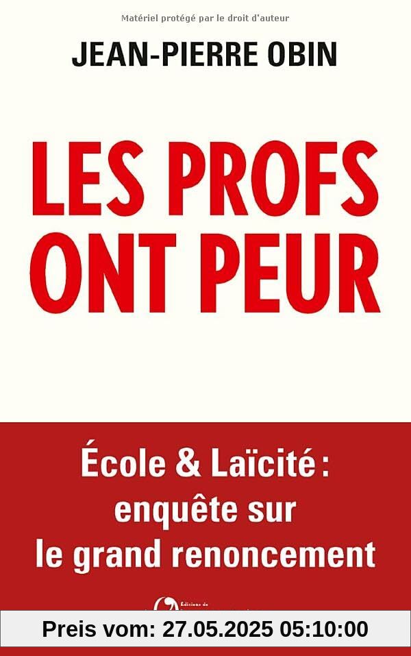 Les profs ont peur Les profs ont peur
