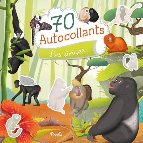 70 autocollants - Les singes 70 autocollants - Les singes von PICCOLIA