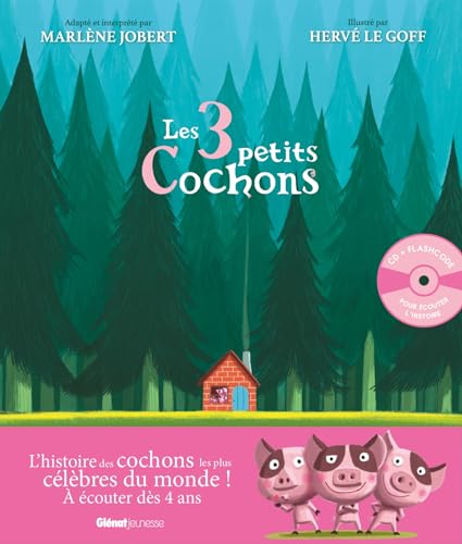 Les trois petits cochons - Marlène Jobert: Livre CD Marlène Jobert von GLENAT JEUNESSE