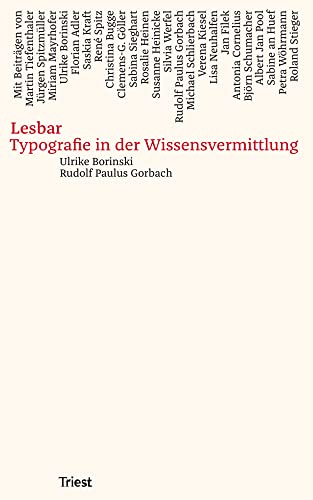 Lesbar: Typografie in der Wissensvermittlung