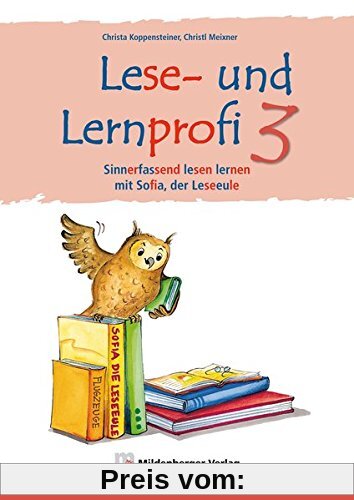 Lese- und Lernprofi 3 - Schülerarbeitsheft - silbierte Ausgabe: Sinnerfassend lesen lernen mit Sofia, der Leseeule, 3. Klasse