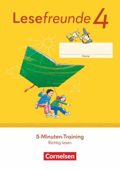 Lesefreunde 4. Schuljahr. 5-Minuten-Training "Richtig lesen". Arbeitsheft. Östliche Bundesländer und Berlin von Cornelsen Verlag / Cornelsen Verlag GmbH
