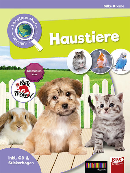 Leselauscher Wissen: Haustiere (inkl. CD und Stickerbogen) von Buch Verlag Kempen
