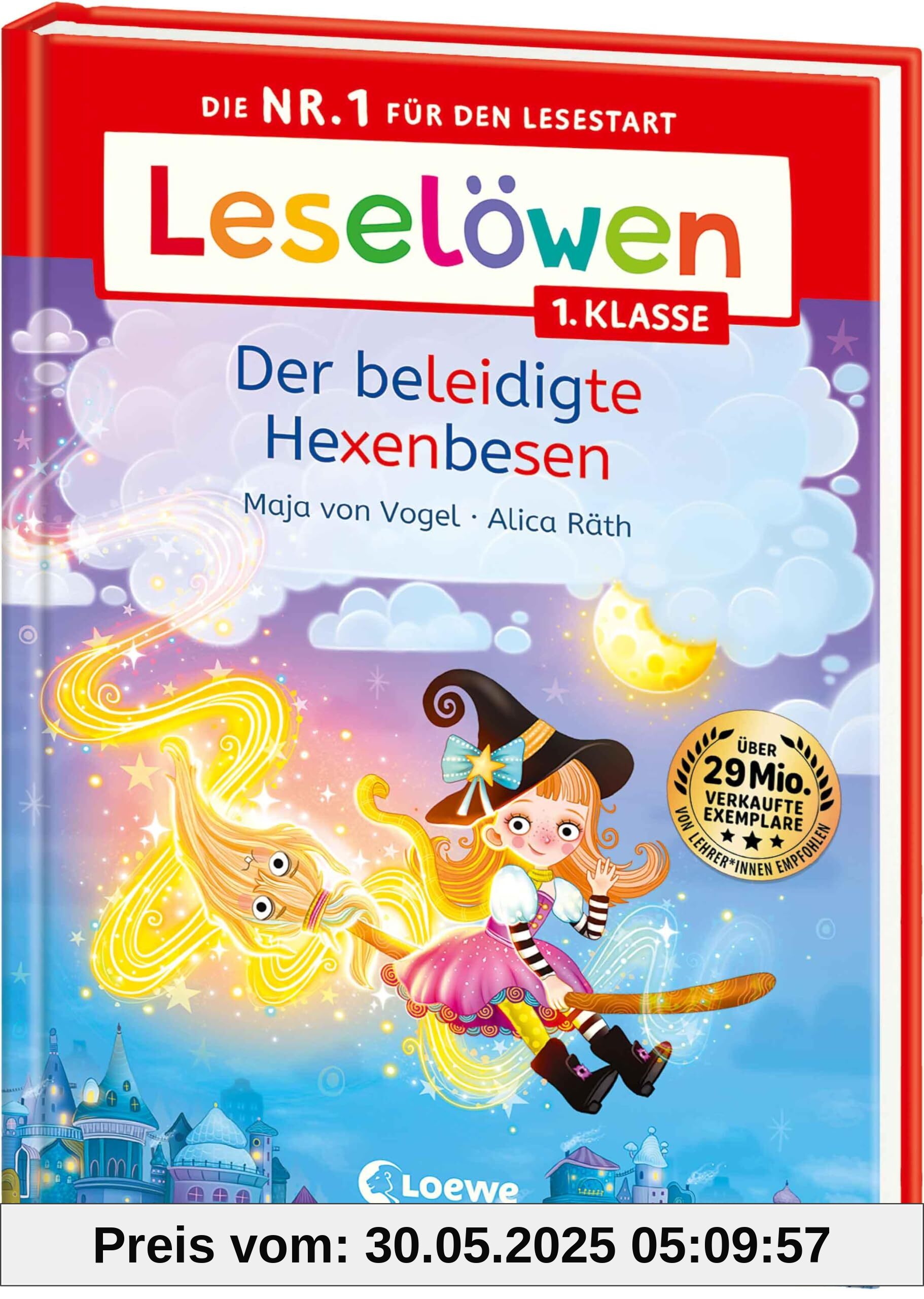 Leselöwen 1. Klasse - Der beleidigte Hexenbesen: Die Nr. 1 für den Lesestart - Mit Leselernschrift ABeZeh - Erstlesebuch für Kinder ab 6 Jahren Leselöwen 1. Klasse - Der beleidigte Hexenbesen: Die Nr. 1 für den Lesestart - Mit Leselernschrift ABeZeh - Erstlesebuch für Kinder ab 6 Jahren