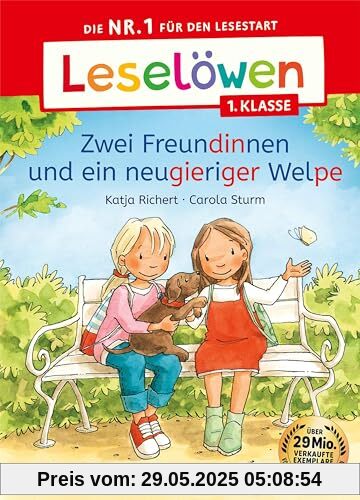 Leselöwen 1. Klasse - Zwei Freundinnen und ein neugieriger Welpe: Die Nr. 1 für den Lesestart - Mit Leselernschrift ABeZeh - Erstlesebuch für Kinder ab 6 Jahren Leselöwen 1. Klasse - Zwei Freundinnen und ein neugieriger Welpe: Die Nr. 1 für den Lesestart - Mit Leselernschrift ABeZeh - Erstlesebuch für Kinder ab 6 Jahren