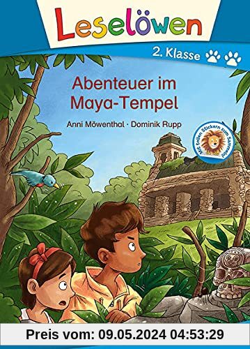 Leselöwen 2. Klasse - Abenteuer im Maya-Tempel: Erstlesebuch für Kinder ab 7 Jahre