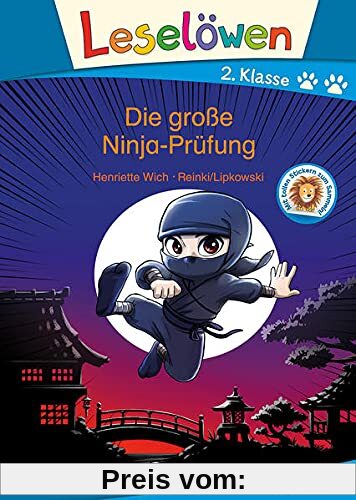 Leselöwen 2. Klasse - Die große Ninja-Prüfung: Erstlesebuch für Kinder ab 7 Jahre